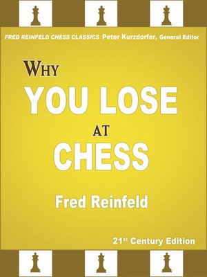 cover image of Why You Lose at Chess